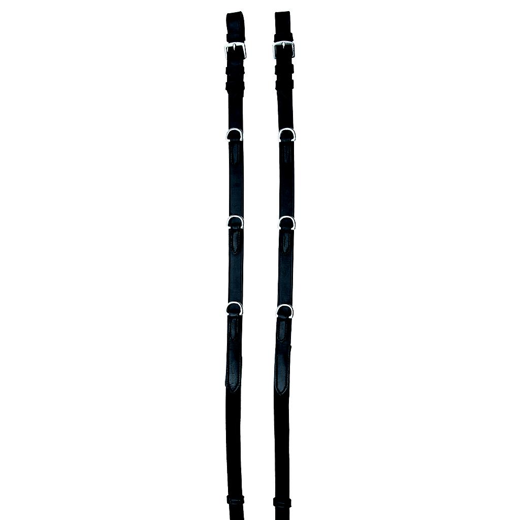 Riendas Wembley Thiederman X-Line Color Negro Talla Full