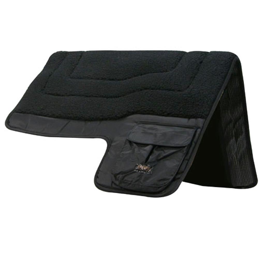 Mantillon Tejano Con Bolsas Color Negro