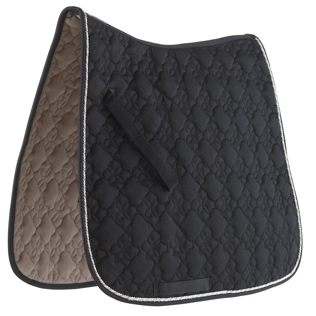 Mantillon Roma Ecole Flower Dressage Negro/Bco/Oro Full