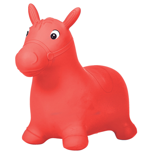 Caballo Inflable De Juguete Para Subirse Skyppy Color Rojo