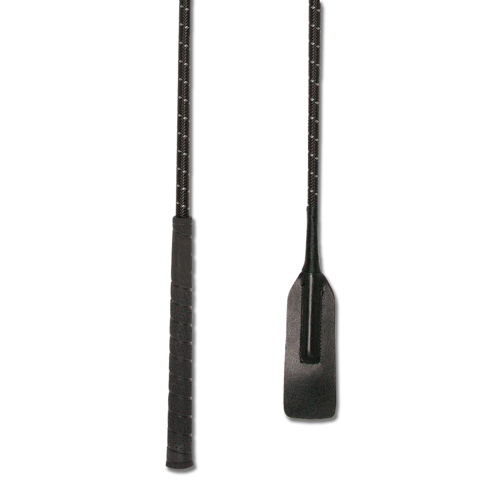 Fuete Para Salto 65 Cm Color Negro/Plata