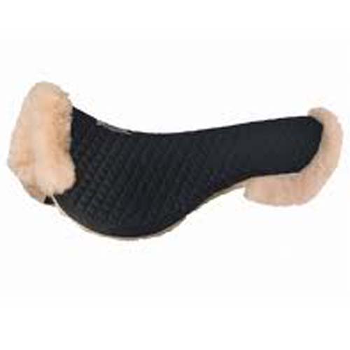 Pad Para Espalda Roma De Piel De Oveja Negro/Champagne