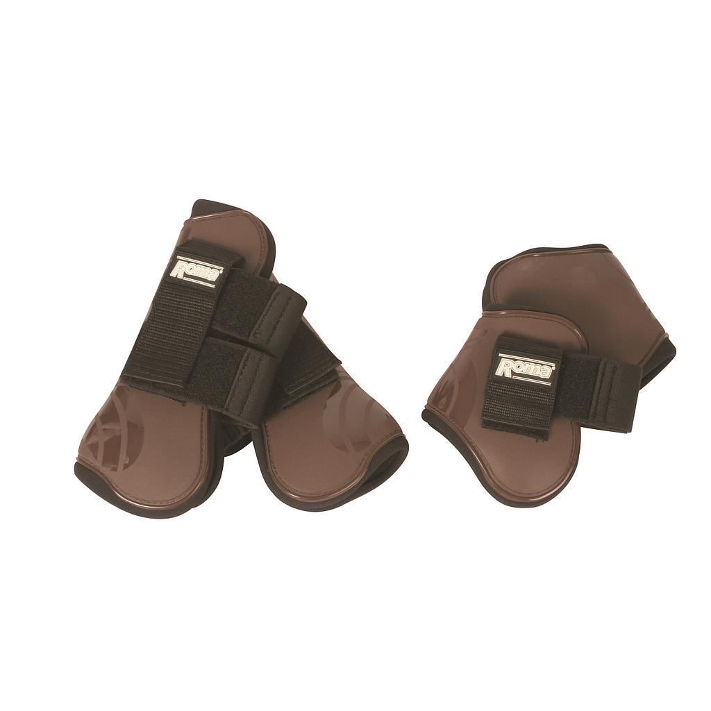Protectores Competitor Series Set De 4 Color Cafe