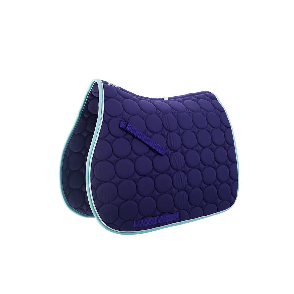 Mantillon Roma Circle Quilt Color Morado/Blanco/Turqueza Ful