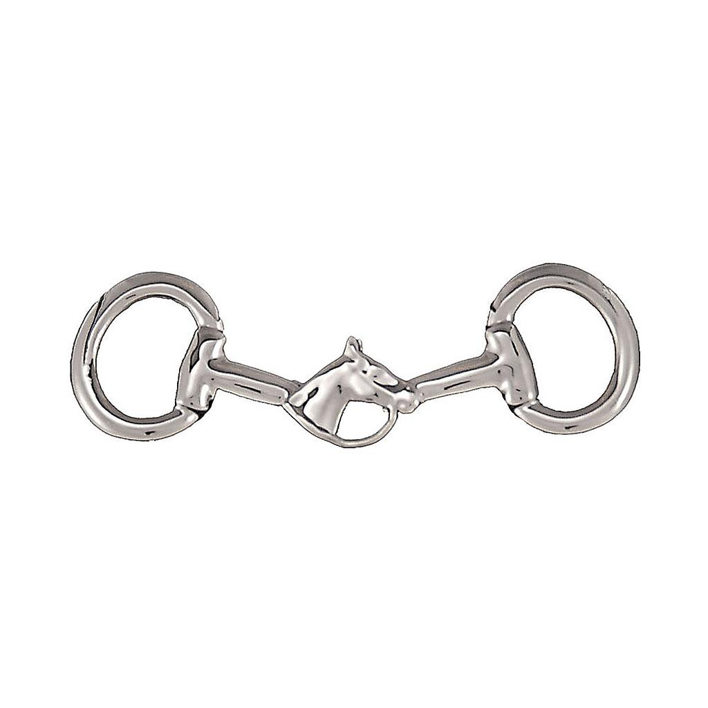 Pin Para Cuello Con Forma De Filete Y Cabeza De Caballo