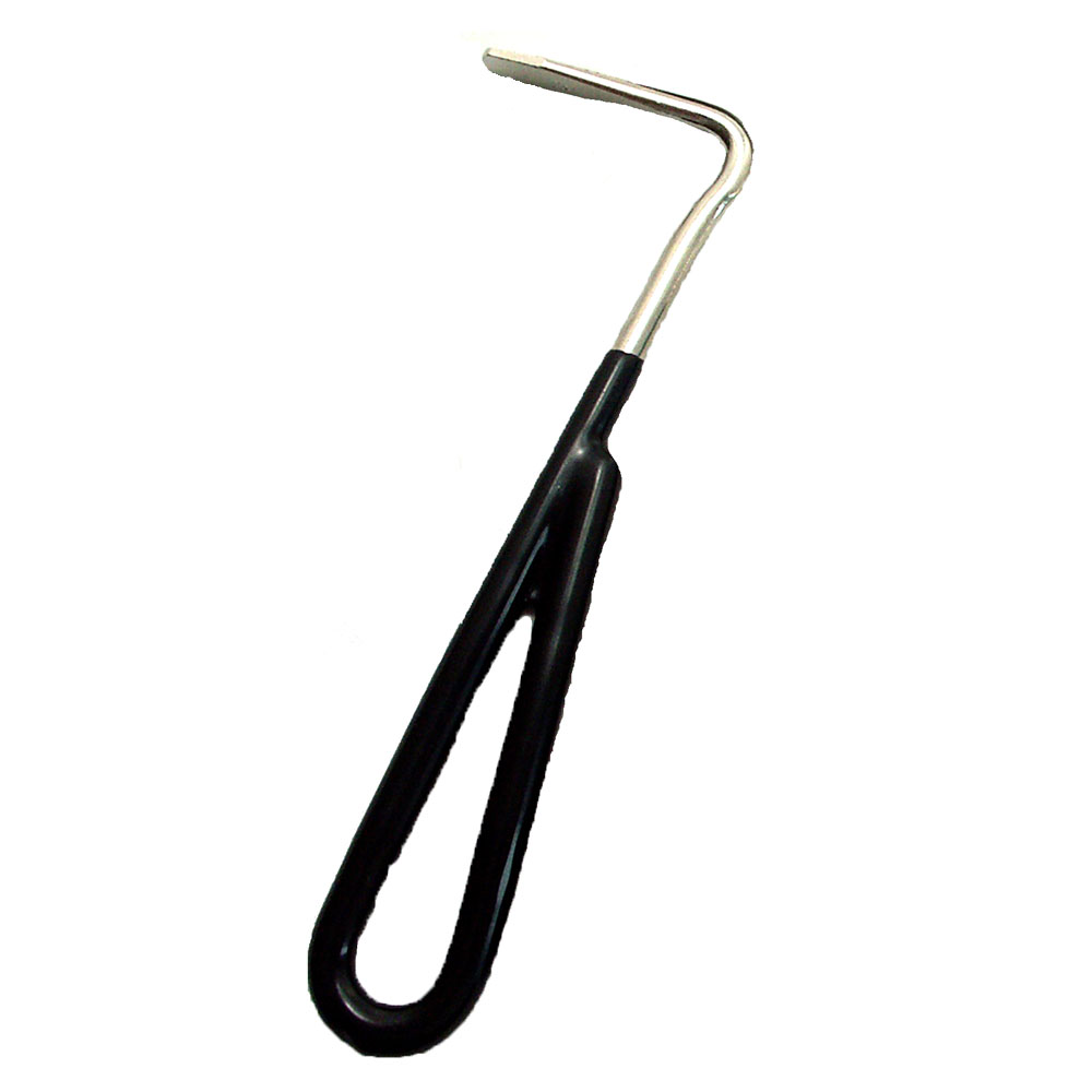 Limpia Cascos Metálico Forrado de Vinyl Color Negro