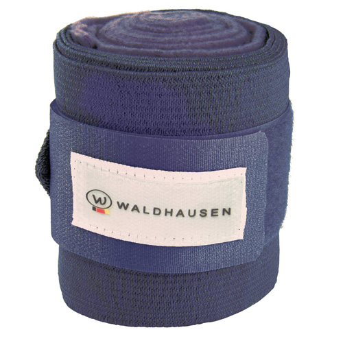 Vendas Elasticas Con Fleece Color Azul Marino Set de 4