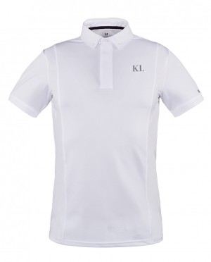 Camisa de Competencia Para Hombre Hansford Color Blanco Talla S