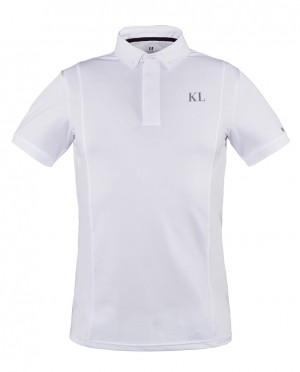 Camisa de Competencia Para Hombre Hansford Color Blanco Talla S