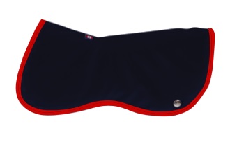 Pad Para Espalda Ogilvy Color Negro/Rojo/Rojo