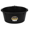 Comedero de Hule Color Negro de 6.5 Gal. Con Argollas