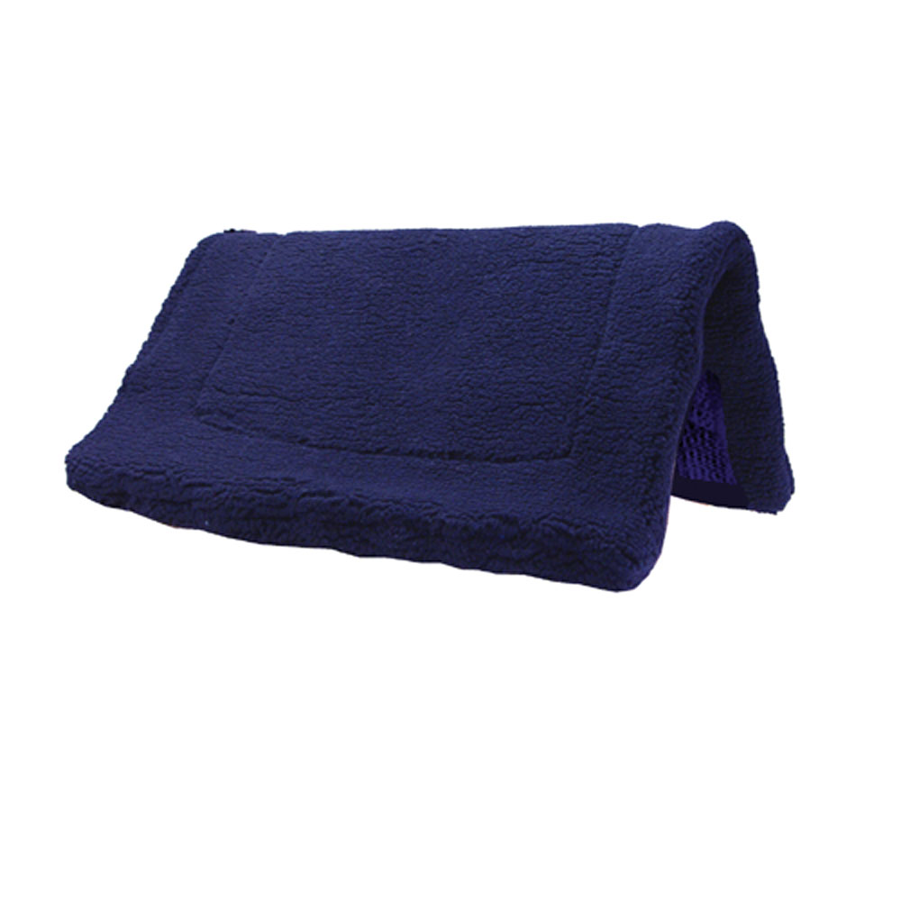 Mantillon Texano De Fleece 30X30 Color Azul Marino