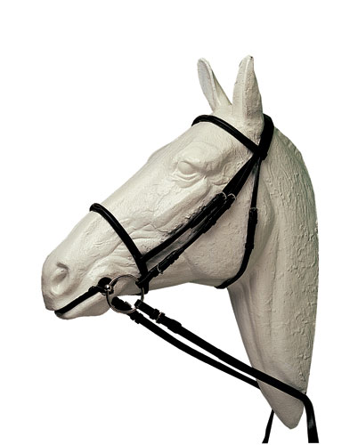 Cabezada HH Alomada Sin Cierrabocas Color Negro Talla Pony
