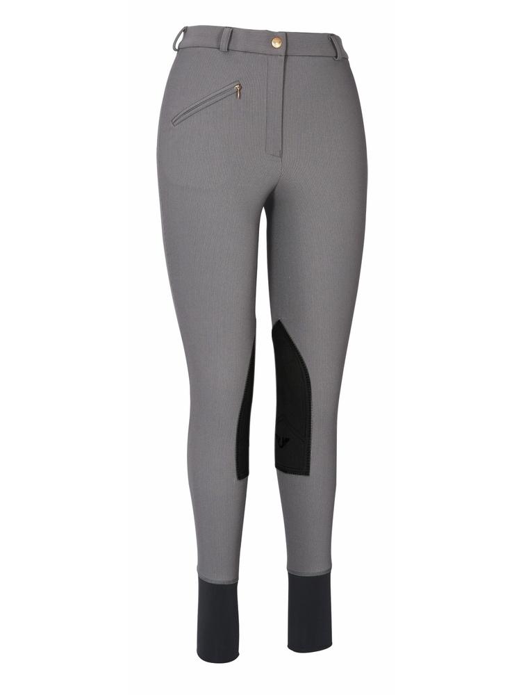 Breeches Jpc Tuff Rider Para Dama Gris Oscuro Talla 28