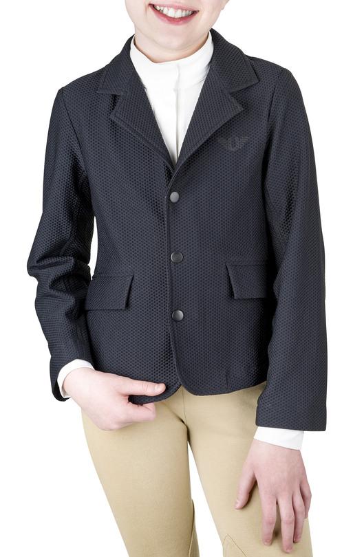 Saco De Competencia Para Niños TuffRider EquiVent Color Negro Talla 16