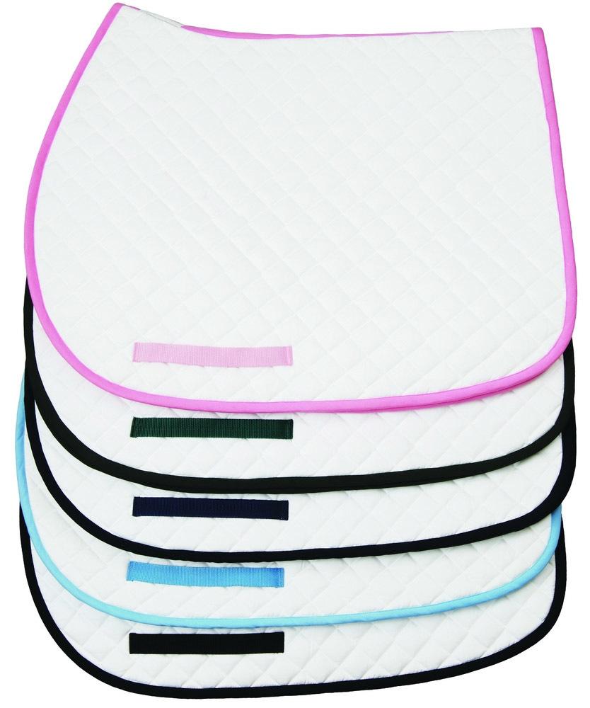 Mantillón Blanco Básico Para Todo Propósito Con Orilla Color Azul