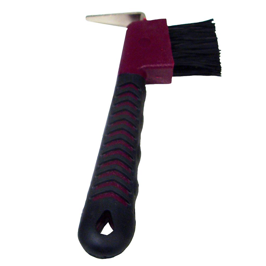 Limpia Cascos Con Cepillo Color Marron