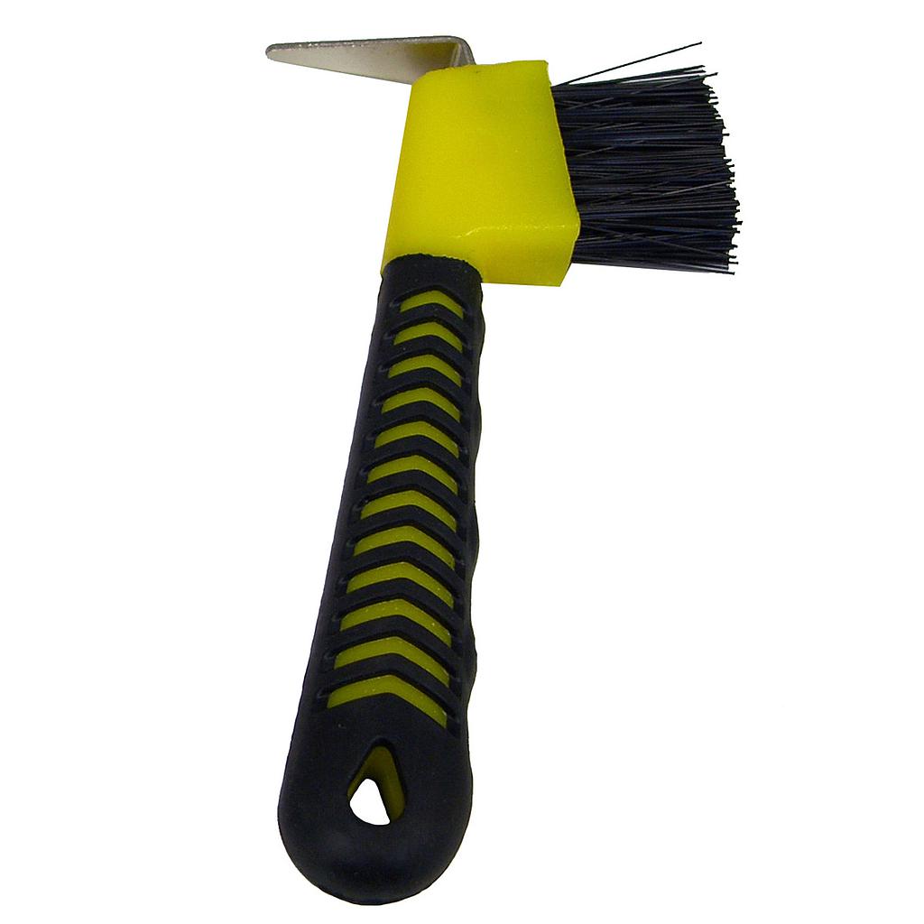 Limpia Cascos Con Cepillo Color Amarillo