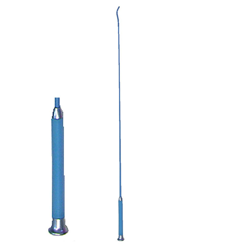 Fusta De Adiestramiento Con Agarrador Gel de 39&quot; Azul