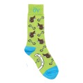 Medias Para Niños Lucky Ovation Lime/Turquesa Talla 13-4