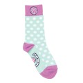 Medias Para Niños Lucky Ovation Menta/Rosado Talla 13-4