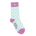 Medias Para Niños Lucky Ovation Menta/Rosado Talla 13-4