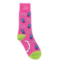 Medias Para Niños Lucky Ovation Lima/Rosado Talla 13-4