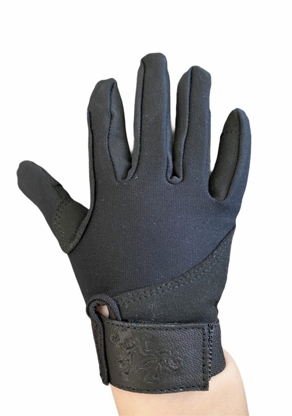 Guantes Belle and Bow Winter Para Niños Color Negro Talla L