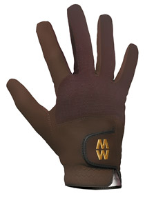 Guantes MacWet Puño Corto Color Café Talla 6