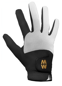 Guantes MacWet Puño Corto Color Negro/Blanco Talla 6