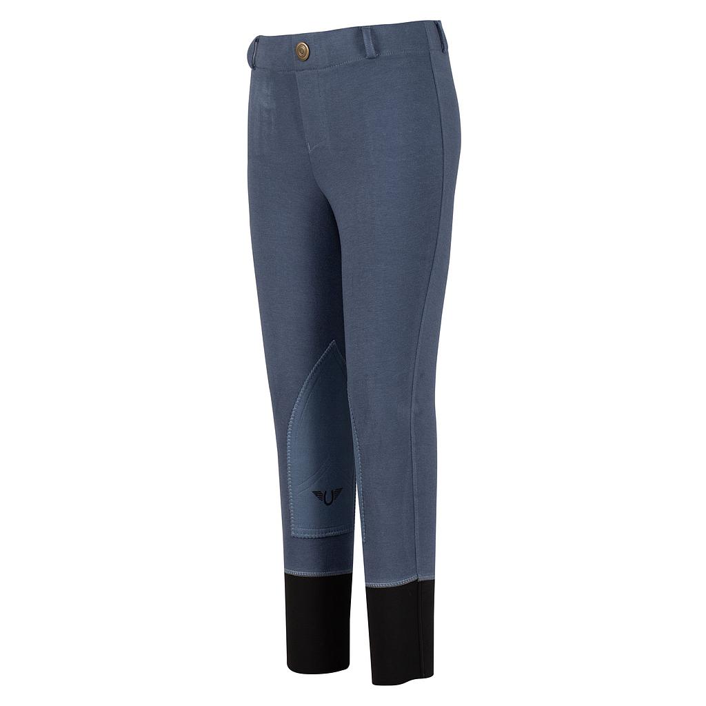 Breeches Jpc Tuff Ride Lowrise Para Niño Color Azul Talla 6