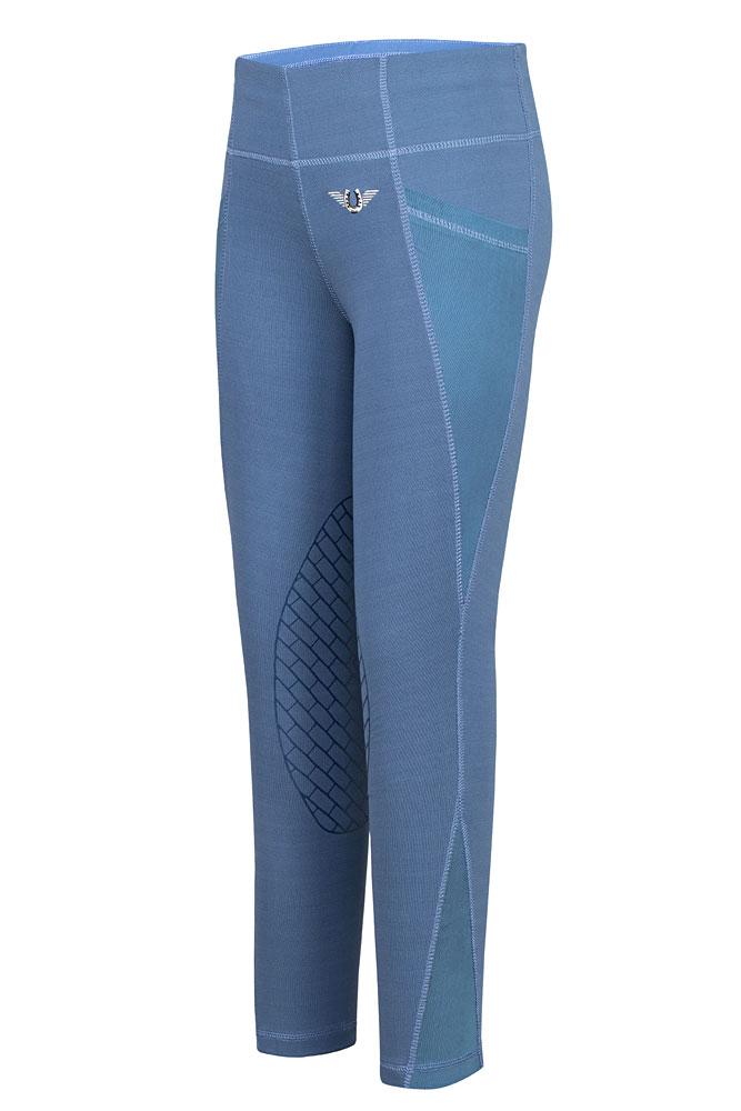 Leggings Para Niña TuffRider EquiCool Minerva Color Azul Talla M