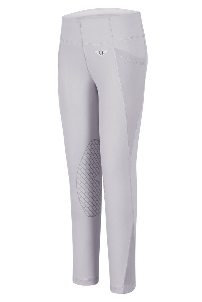 Leggings Para Niña TuffRider EquiCool Minerva Color Lilac Gray Talla L