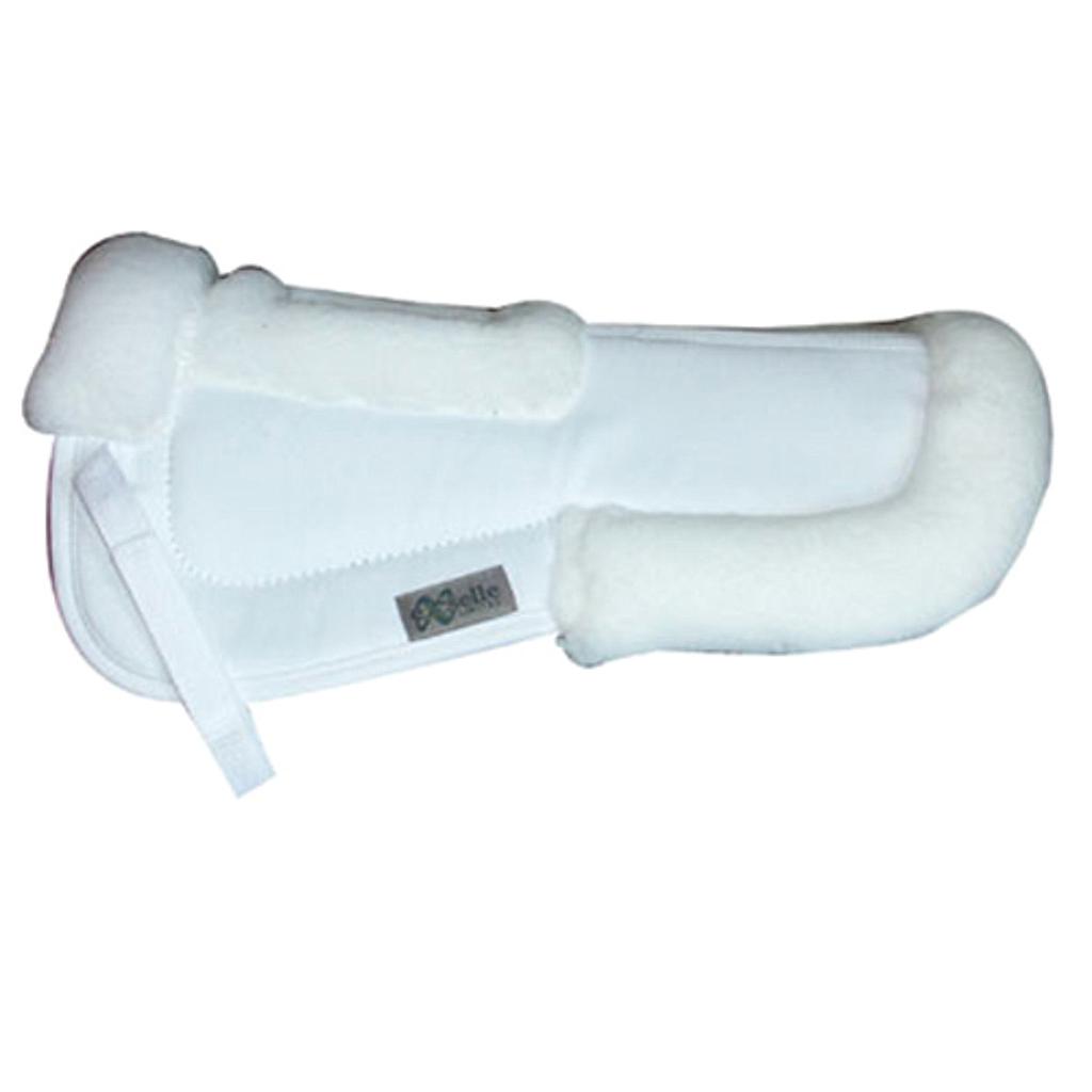 Pad Exselle De Fleece Con Apertura Para Cruz Color Blanco