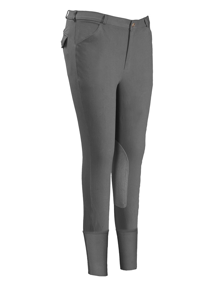 Breeches para Hombre TuffRider Patrol Knee Color Gris Talla 28