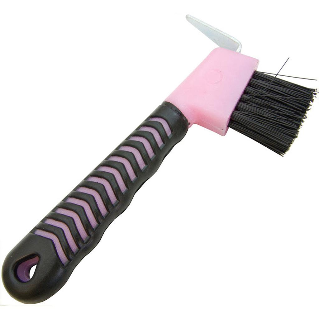 Limpia Cascos Con Cepillo Color Rosado