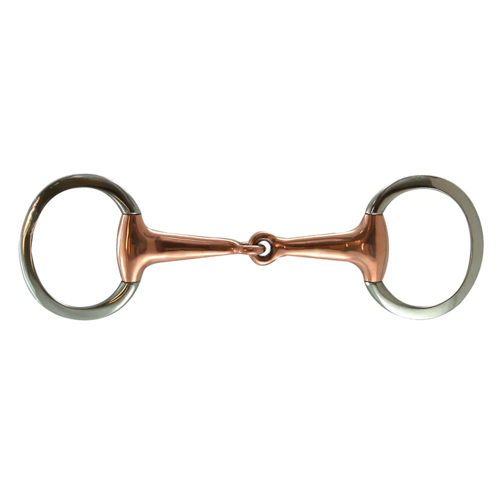 Filete Eggbutt Puente De Cobre Articulado Talla 5&quot;