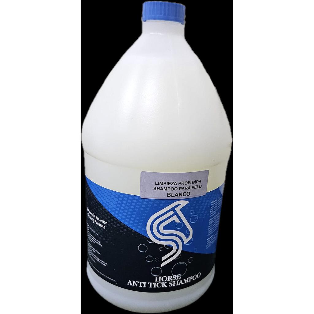 Shampoo Show Anti Tick Galón Para Caballo Blanco
