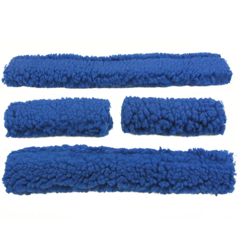 Protector Tubular De Fleece Para Gamarron Color Azul