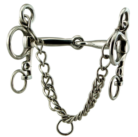 Freno Pelham Articulado de Pata 4&quot; Talla 5.25''