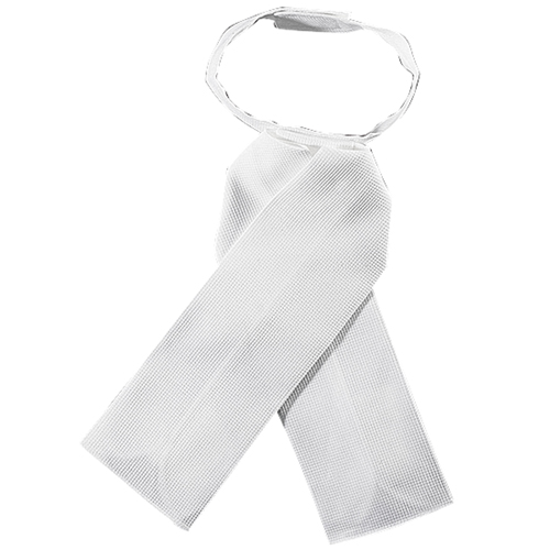 Plastron Para Dama Color Blanco