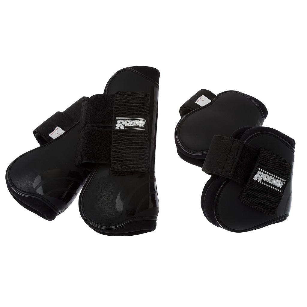 Protectores Competitor Series Set De Cuatro Negro