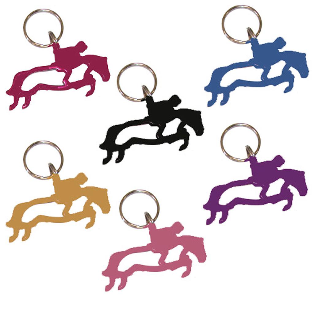 Llavero De Aluminio Caballo Saltando