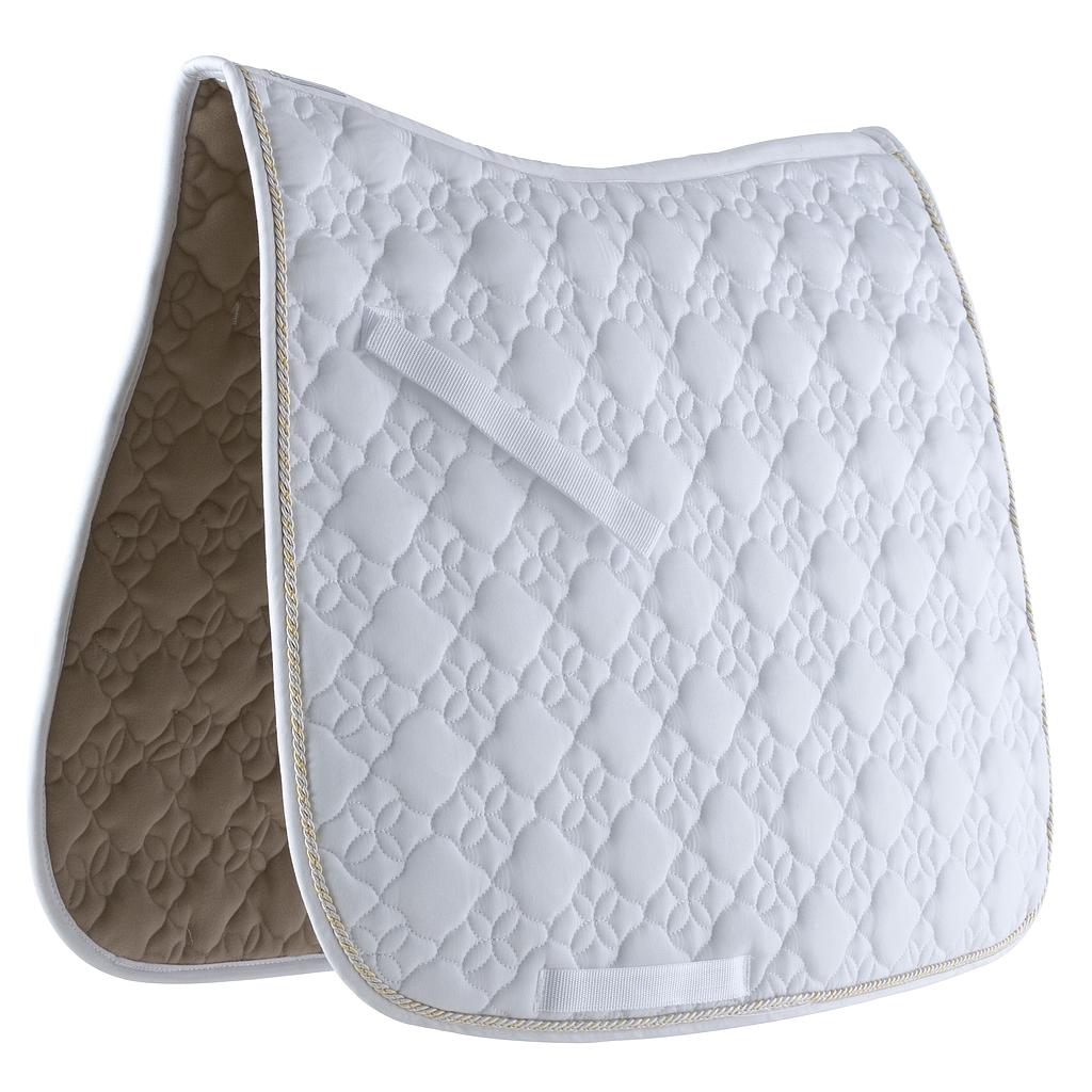 Mantillon Roma Ecole Flowerdiamond Adiestramiento Blanco/Oro